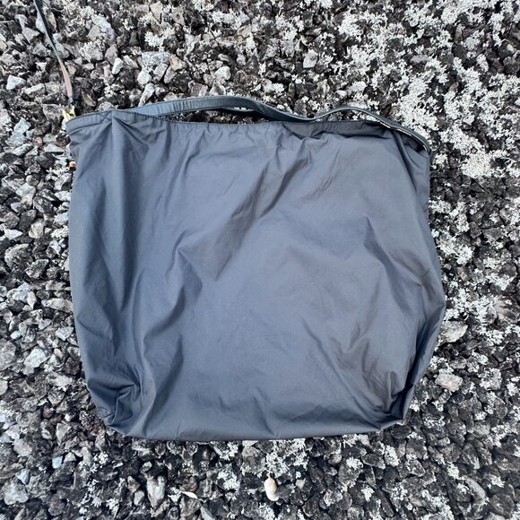 Jimmy Choo (Made in Italy) Zebra-Print Nylon Tote Bag + Matching Pouch - Picture 9 of 15